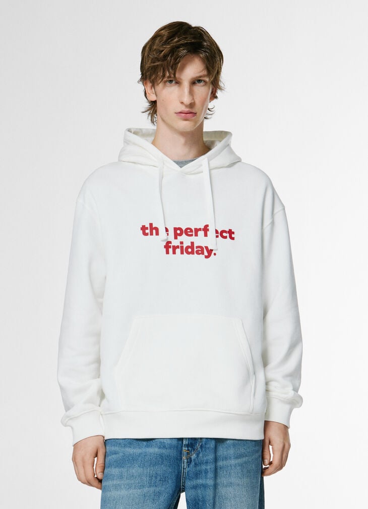 Pepe Jeans Hoodie With Printed Text