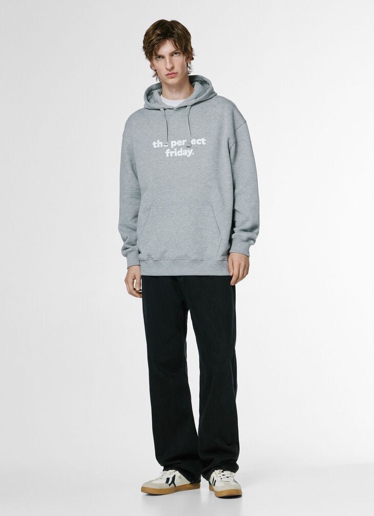 Pepe Jeans Hoodie With Printed Text