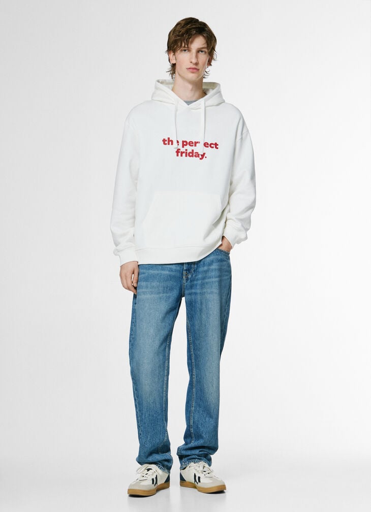 Pepe Jeans Hoodie With Printed Text