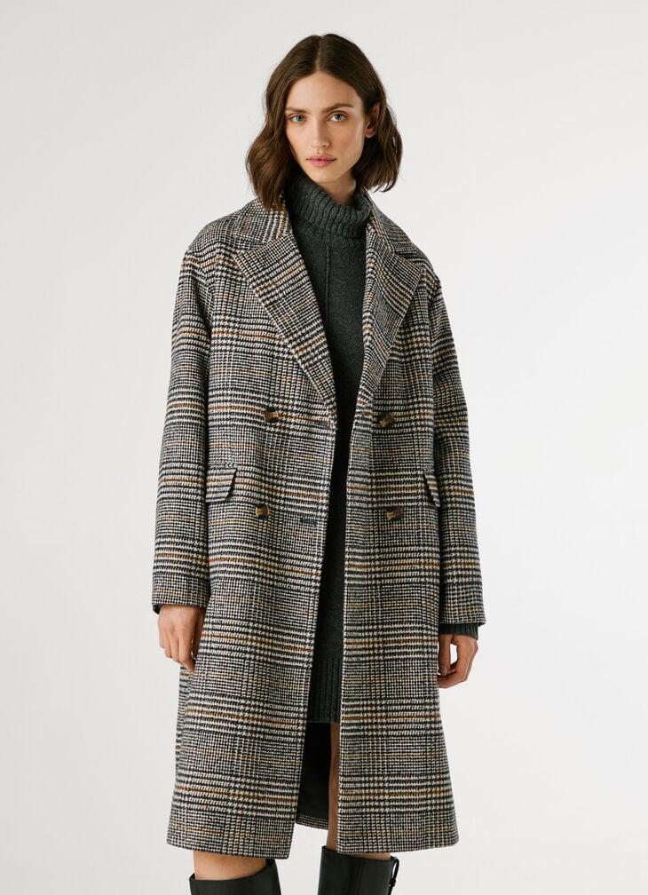 Pepe Jeans Houndstooth Coat
