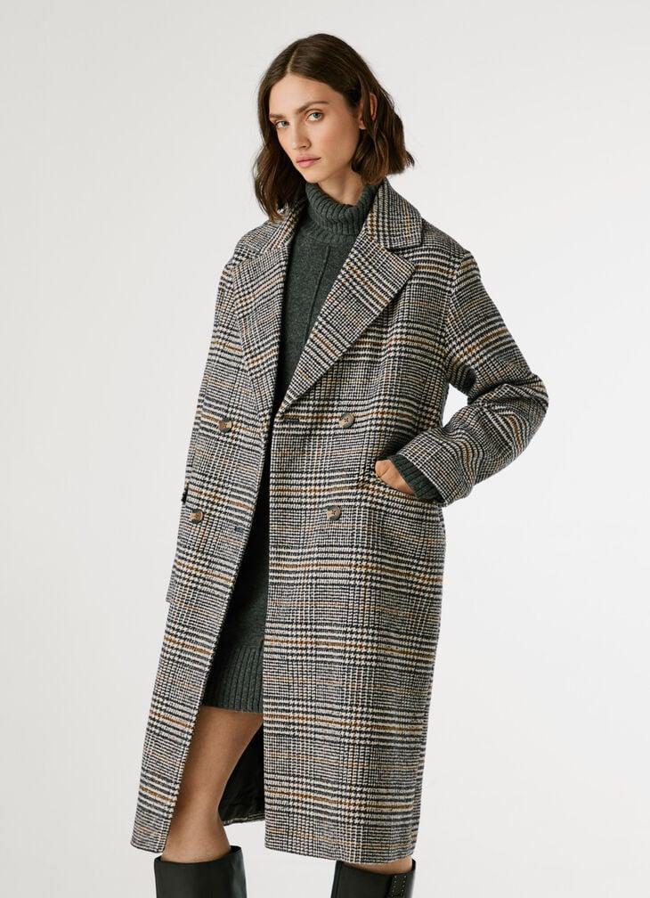 Pepe Jeans Houndstooth Coat