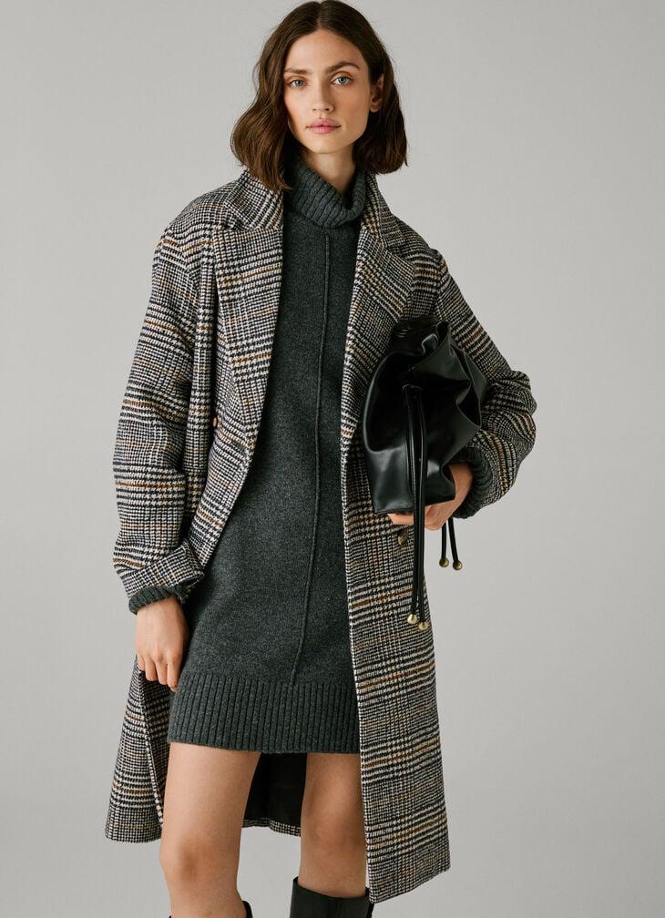 Pepe Jeans houndstooth coat