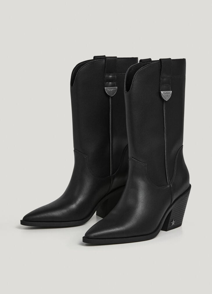 Pepe Jeans Leather Boots