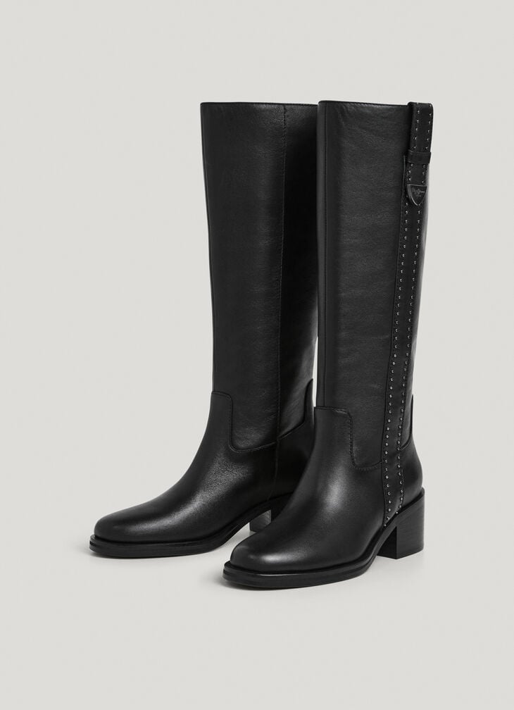 Pepe Jeans Leather Boots