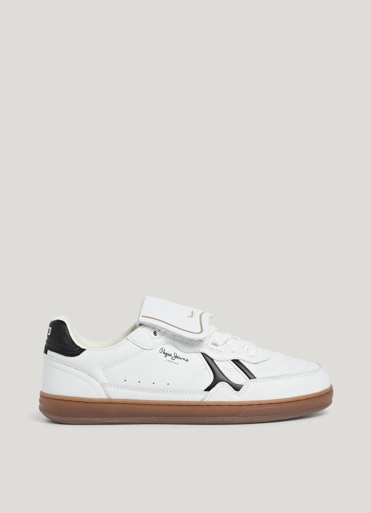 Pepe Jeans leather cupsole sole trainers