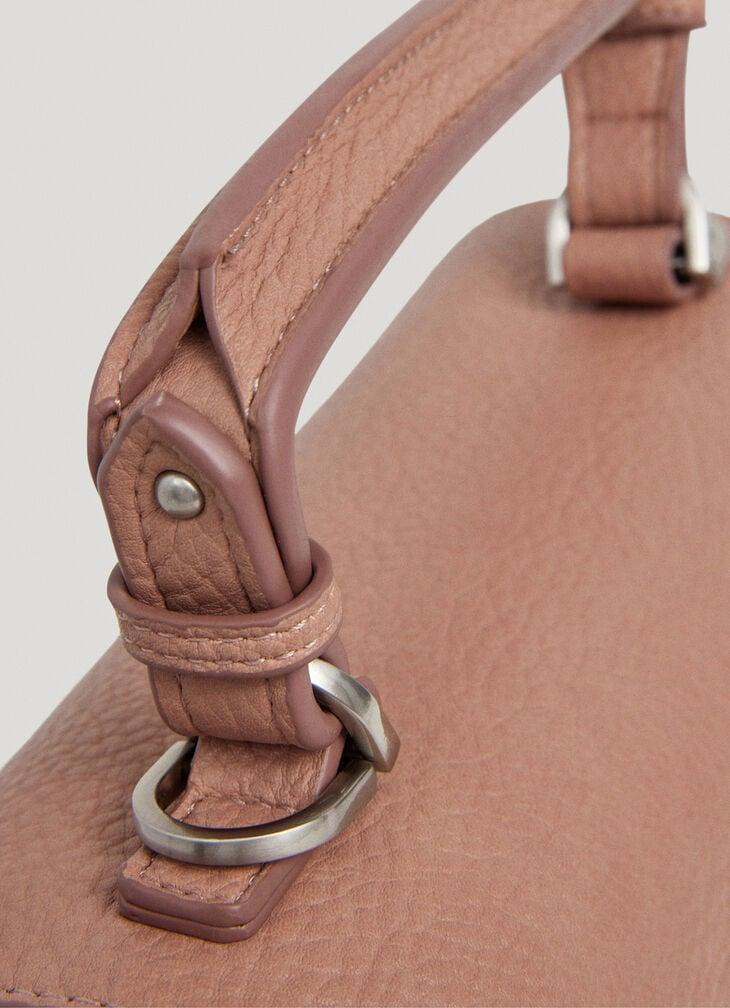 Pepe Jeans Leather Effect Bag With Flap