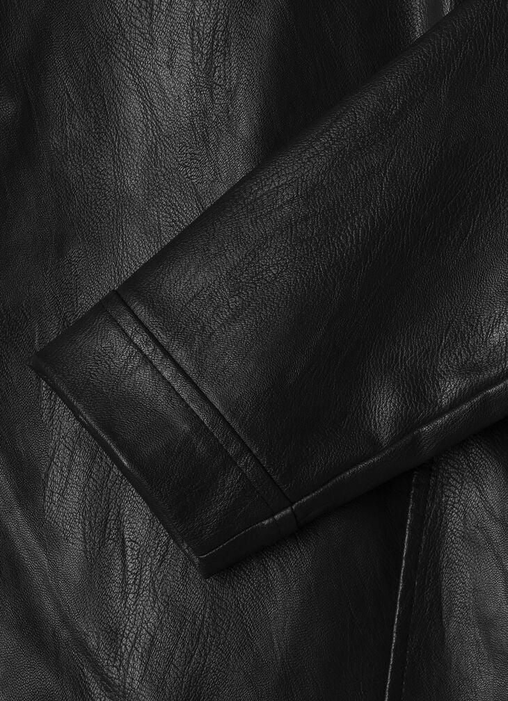 Pepe Jeans Leather Effect Biker Jacket