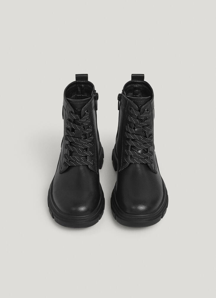 Pepe Jeans Leather Effect Boots