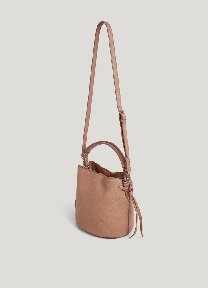 Pepe Jeans Leather Effect Bucket Bag