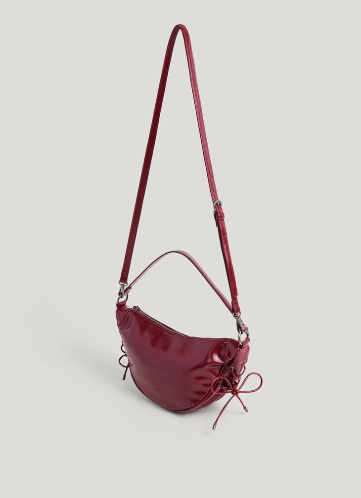 Pepe Jeans Leather Effect Crescent-shaped Handbag