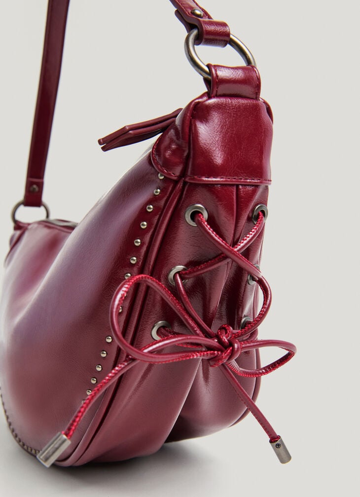 Pepe Jeans Leather Effect Crescent-shaped Handbag