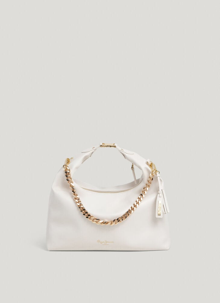 Pepe Jeans leather effect hobo bag