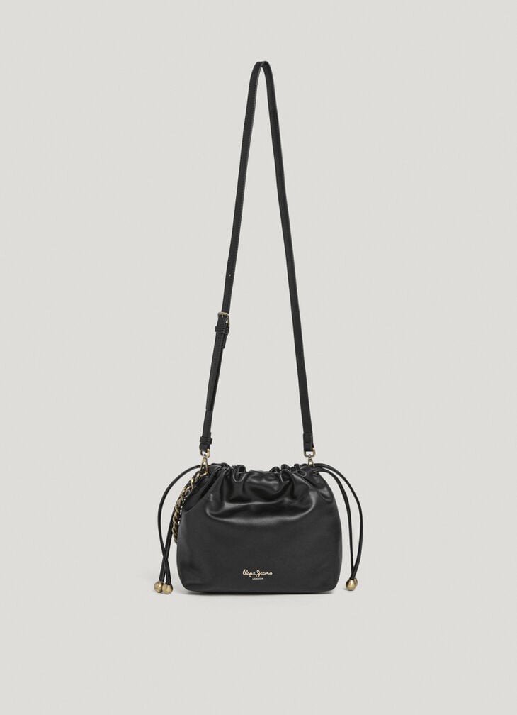 Pepe Jeans Leather Effect Hobo Bag