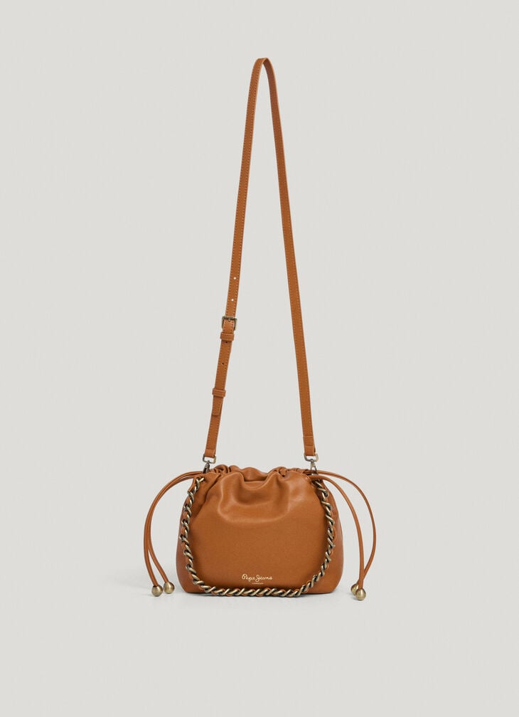 Pepe Jeans Leather Effect Hobo Bag