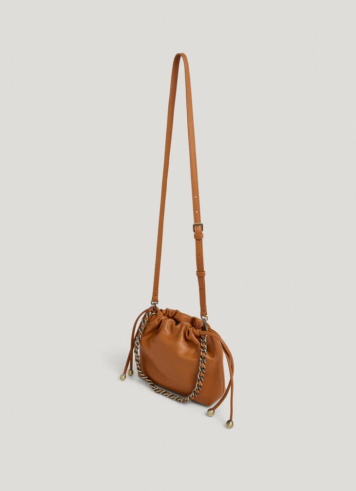 Pepe Jeans Leather Effect Hobo Bag