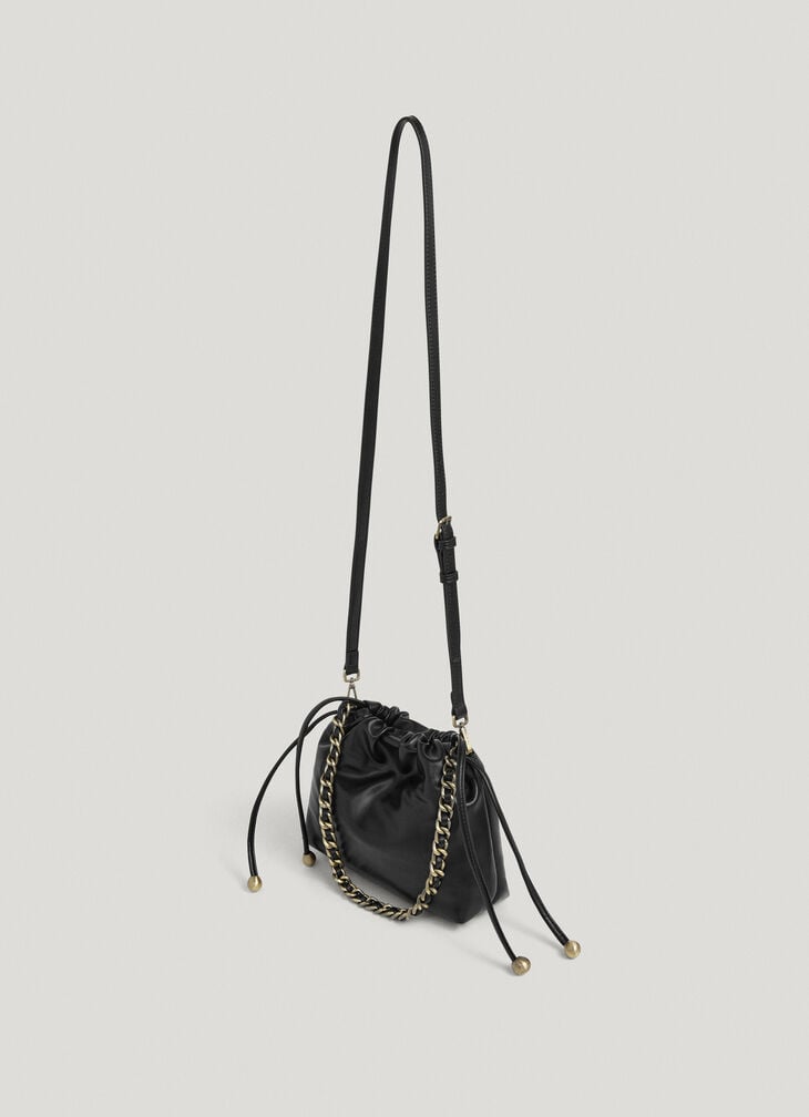 Pepe Jeans Leather Effect Hobo Bag