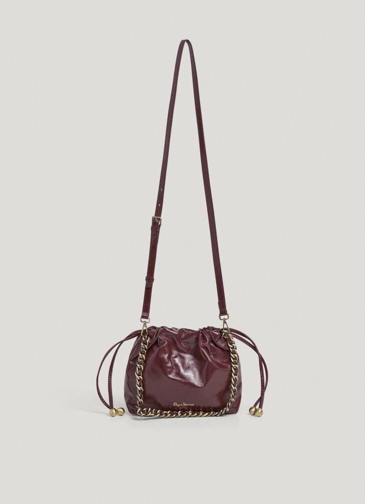 Pepe Jeans Leather Effect Hobo Bag