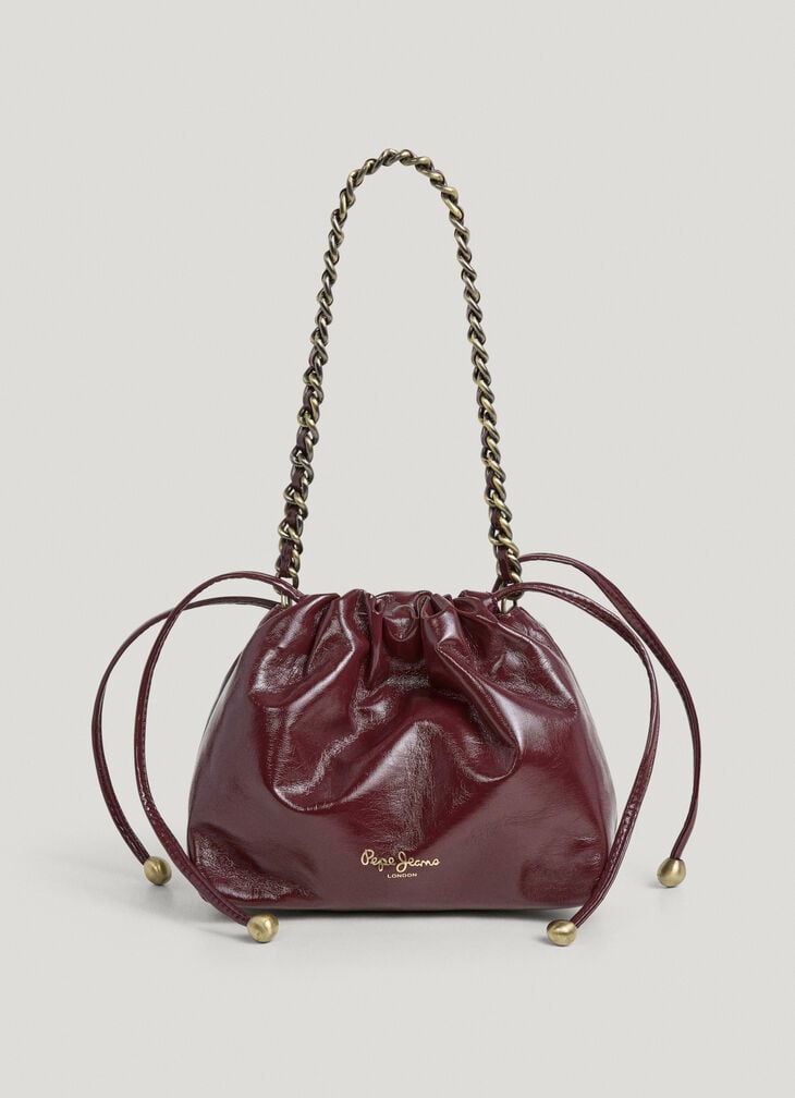 Pepe Jeans leather effect hobo bag