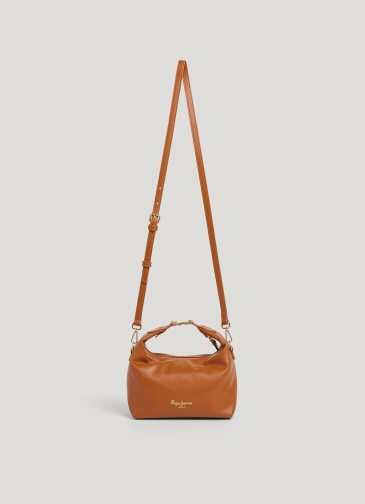 Pepe Jeans Leather Effect Hobo Bag