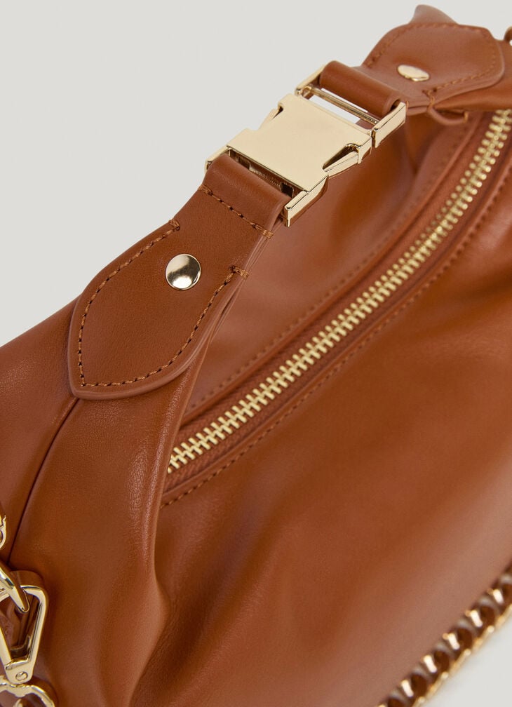 Pepe Jeans Leather Effect Hobo Bag