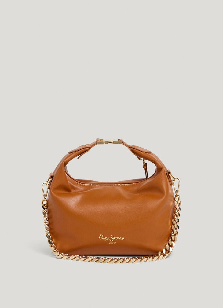 Pepe Jeans leather effect hobo bag