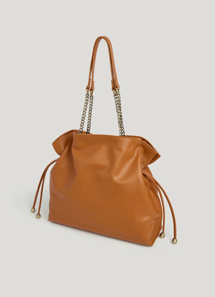Pepe Jeans Leather Effect Hobo Bag