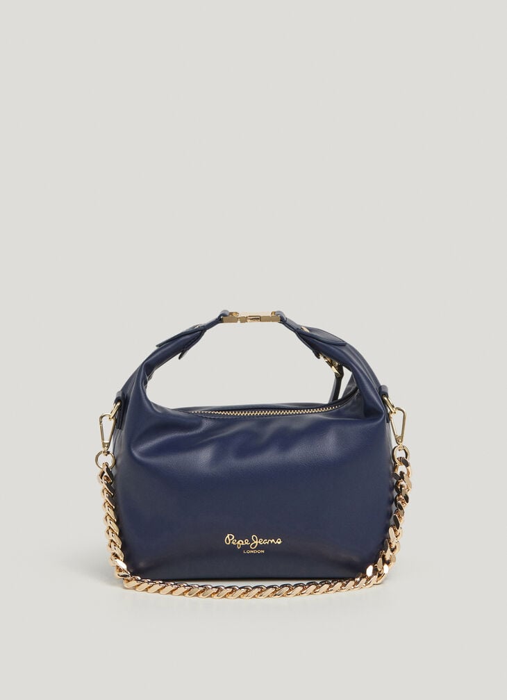 Pepe Jeans leather effect hobo bag