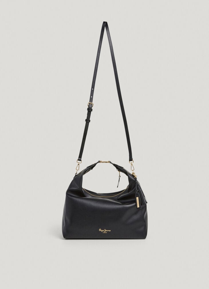Pepe Jeans Leather Effect Hobo Bag