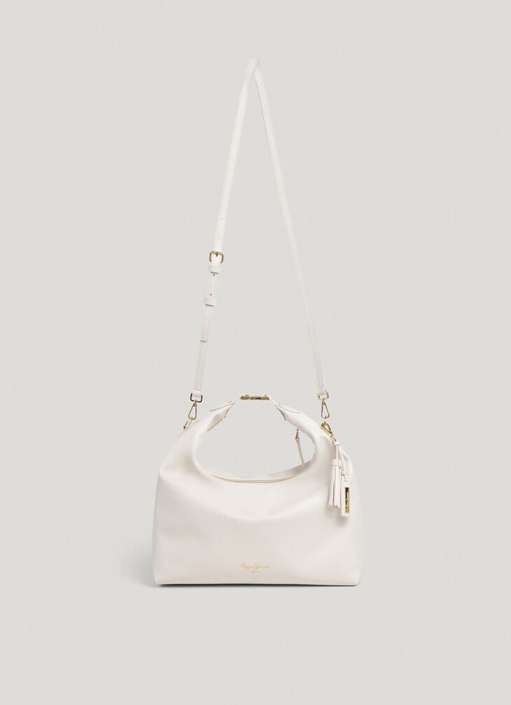 Pepe Jeans Leather Effect Hobo Bag