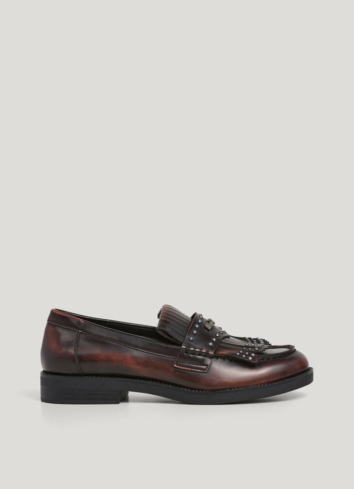 Pepe Jeans Leather Effect Loafers
