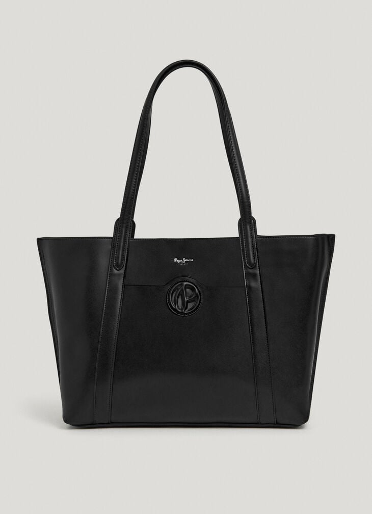 Pepe Jeans Leather Effect Shopper Bag