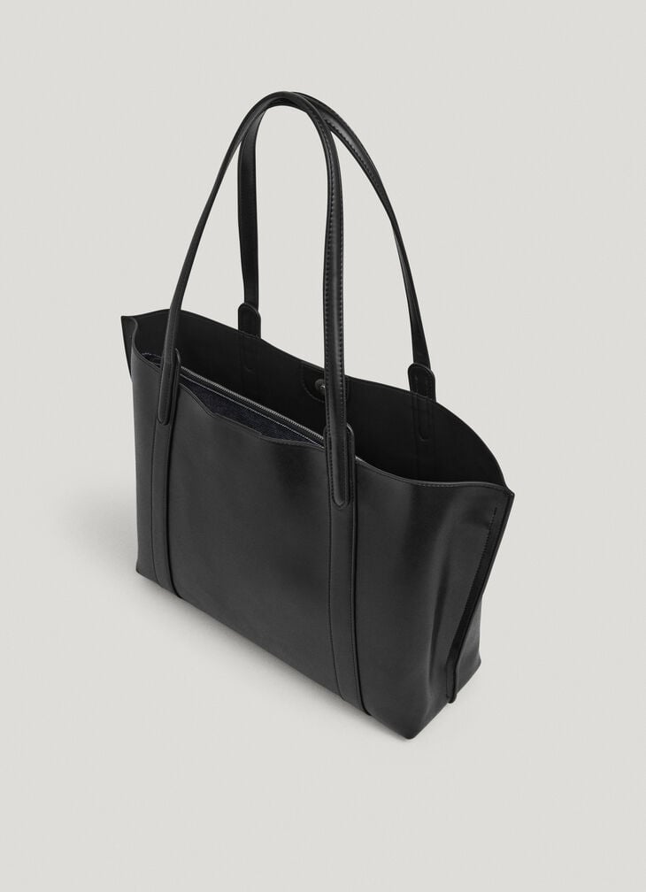 Pepe Jeans Leather Effect Shopper Bag