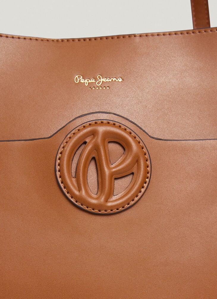 Pepe Jeans Leather Effect Shopper Bag
