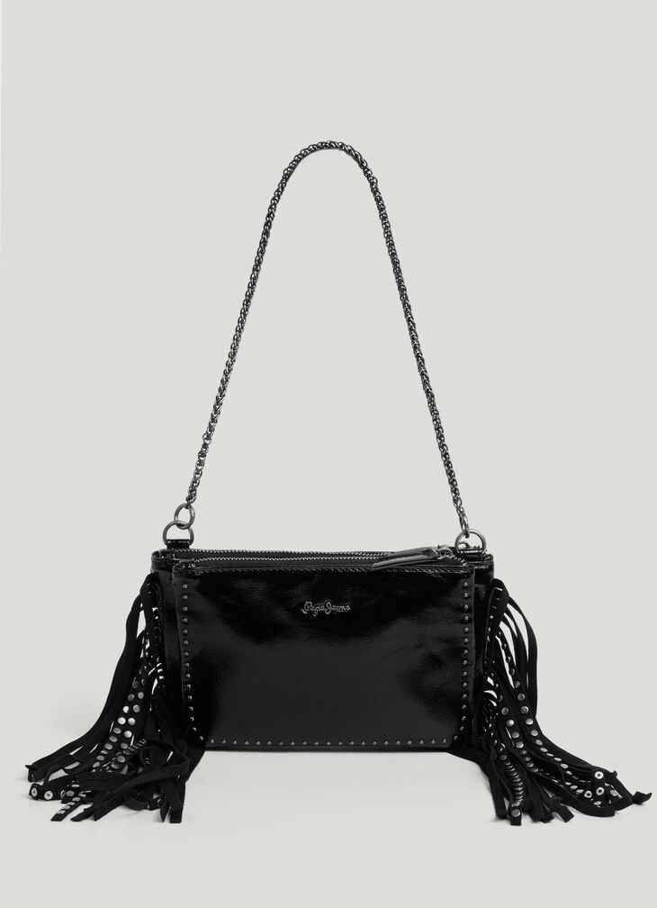 Pepe Jeans leather effect shoulder bag