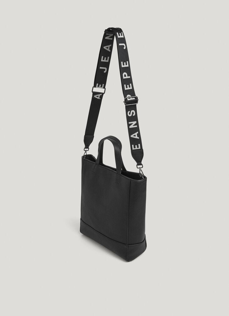 Pepe Jeans Leather Effect Tote Bag