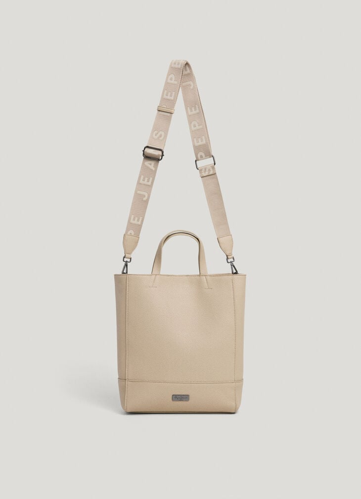 Pepe Jeans Leather Effect Tote Bag