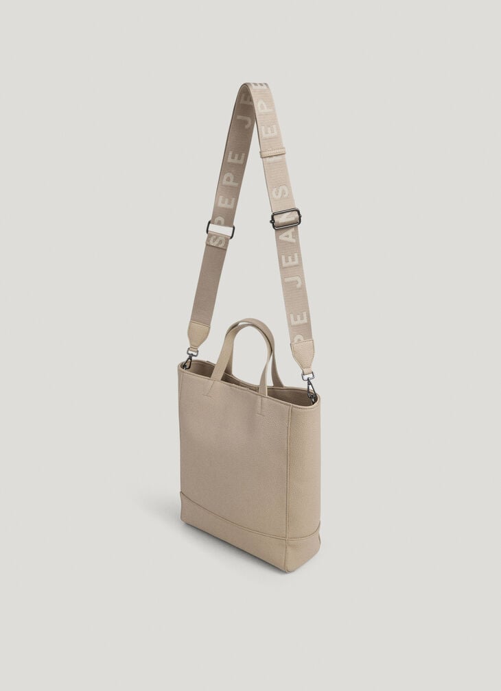 Pepe Jeans Leather Effect Tote Bag