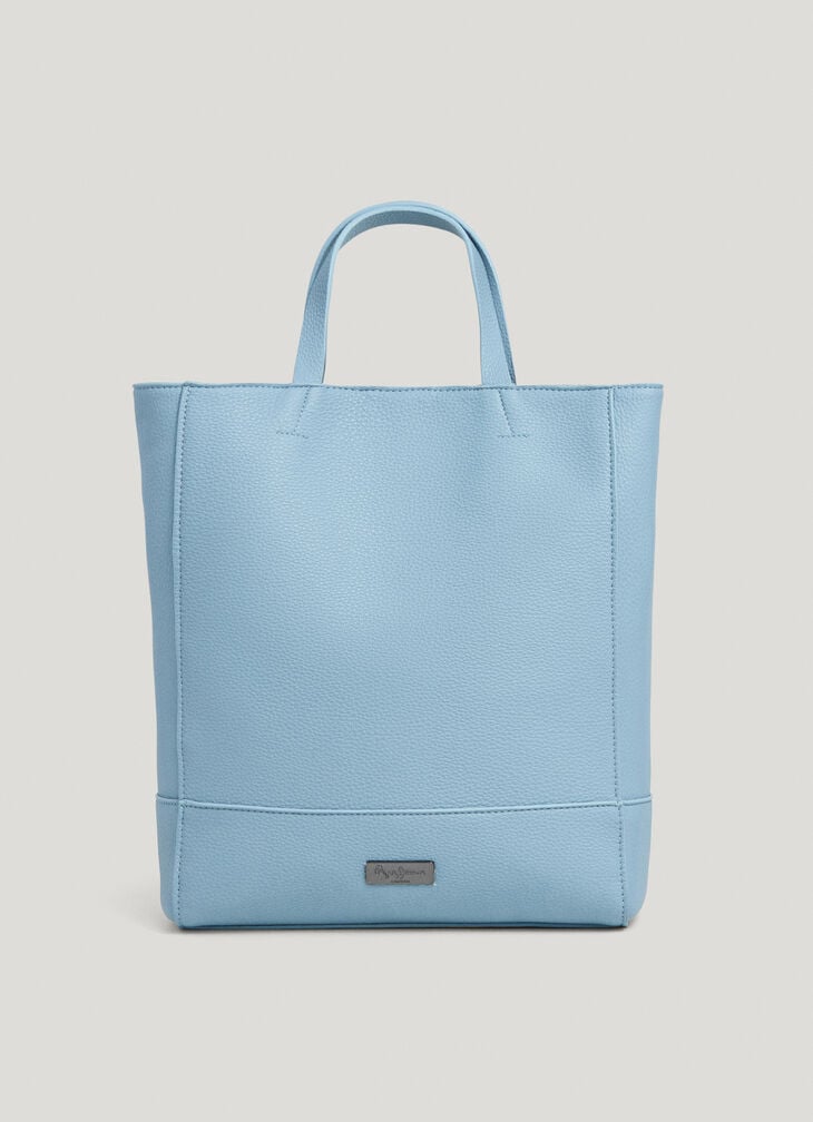 Pepe Jeans leather effect tote bag