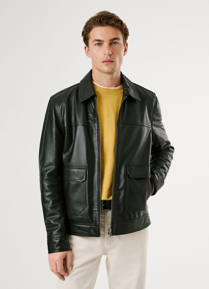 Pepe Jeans Leather Jacket