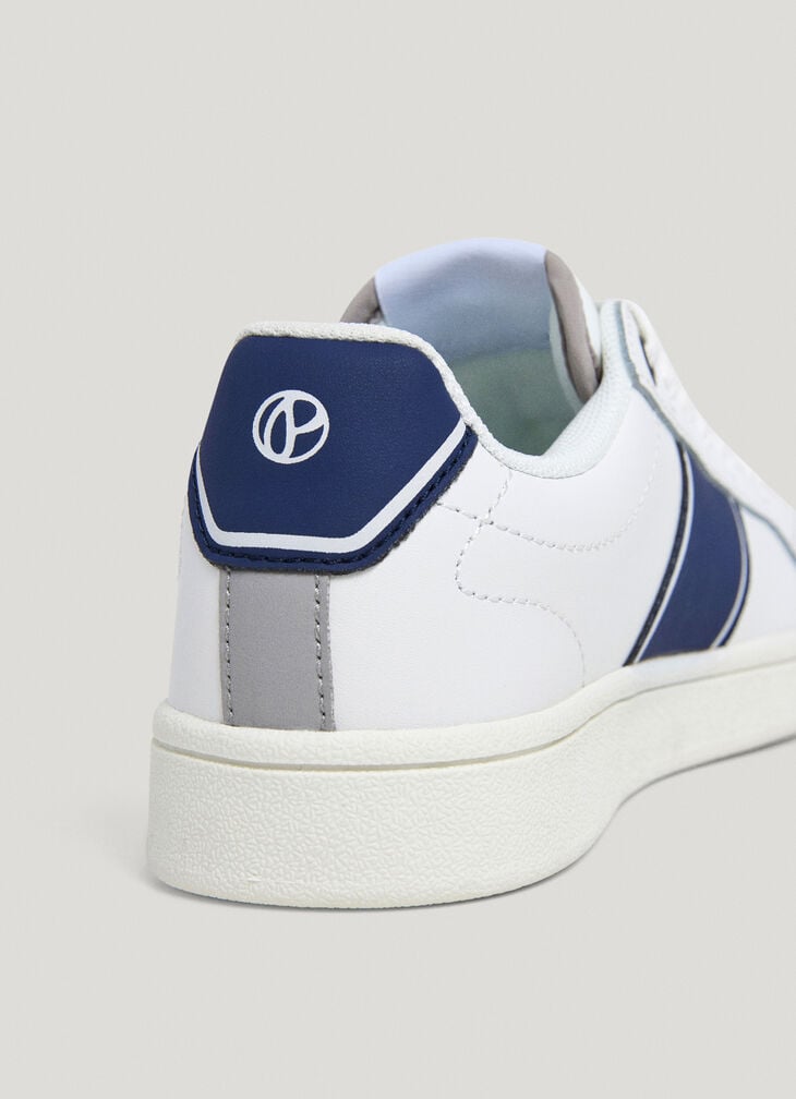 Pepe Jeans Leather Trainers With Cupsole Sole