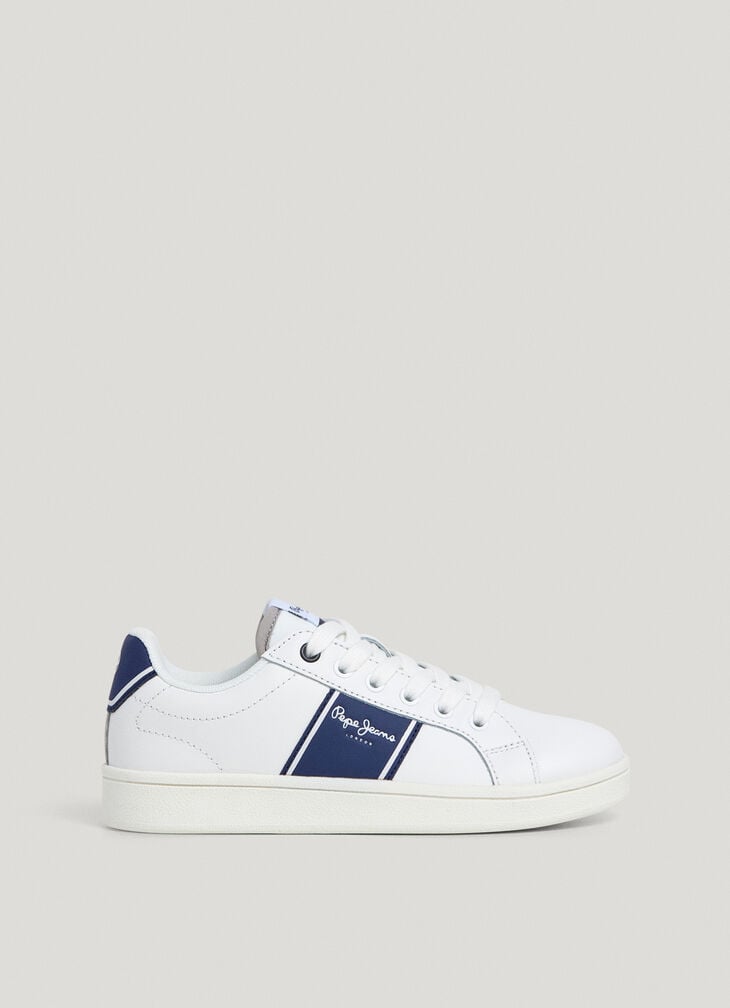 Pepe Jeans leather trainers with cupsole sole