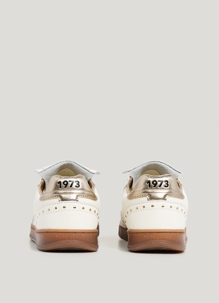 Pepe Jeans Leather Trainers With Studs