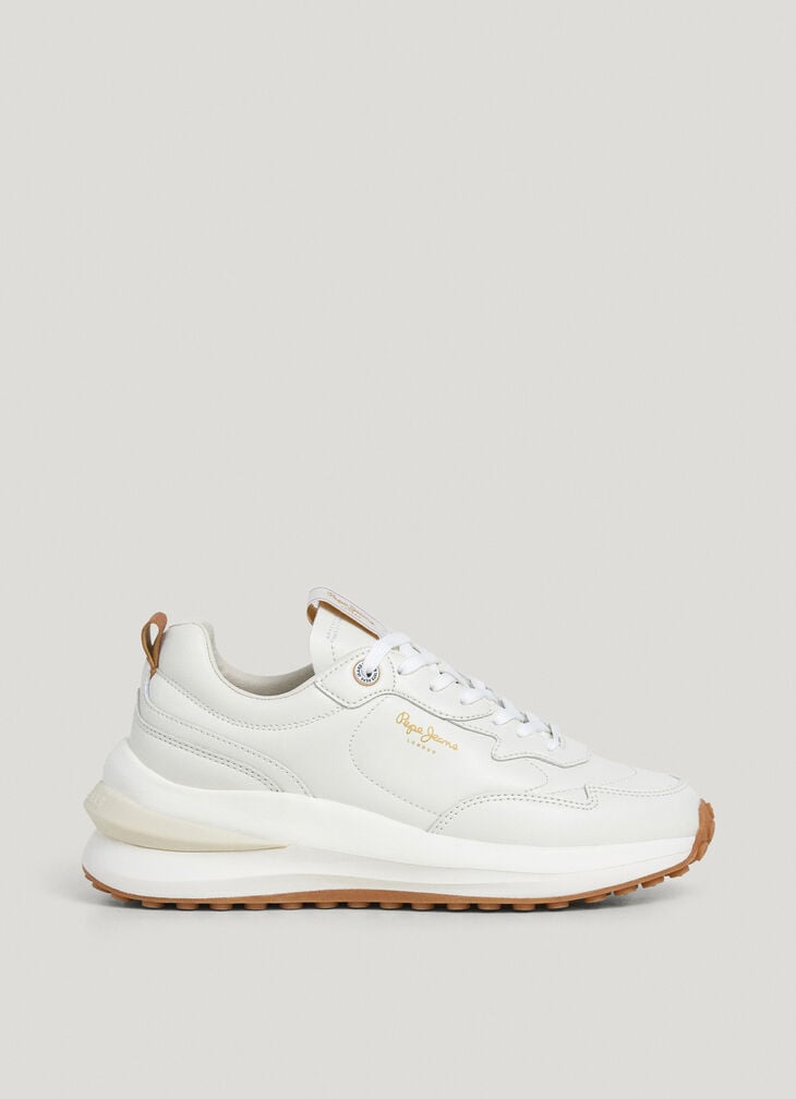 Pepe Jeans leather trainers