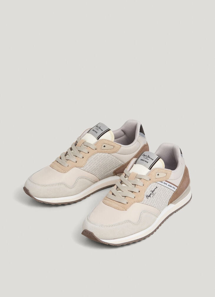 Pepe Jeans Logo Print Running Trainers