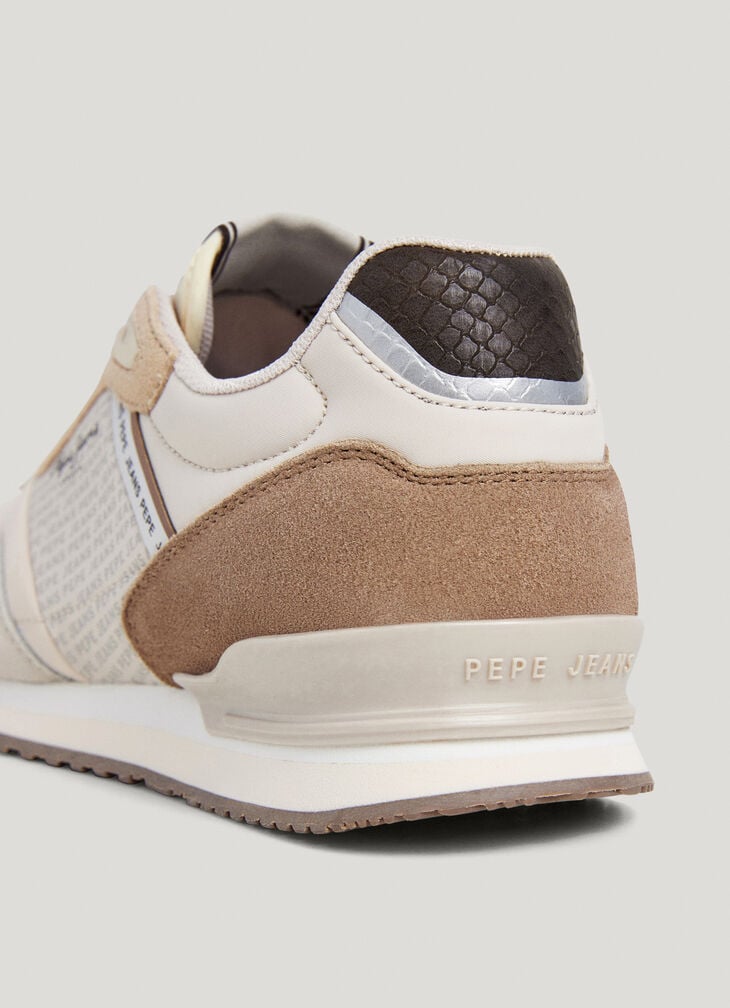 Pepe Jeans Logo Print Running Trainers