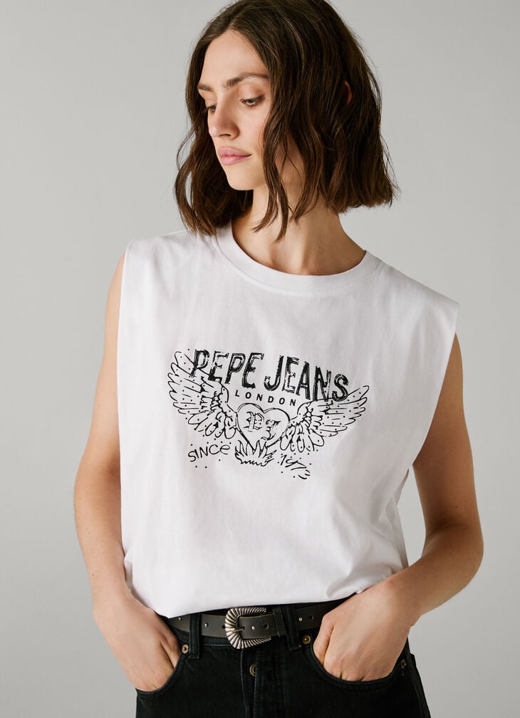 Pepe Jeans logo print t-shirt