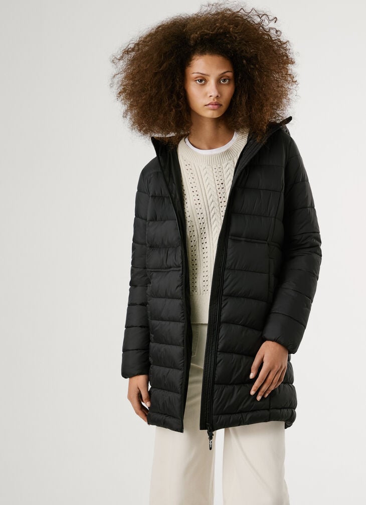 Pepe Jeans long padded puffer jacket
