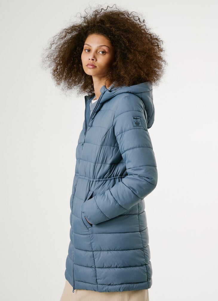 Pepe Jeans long padded puffer jacket