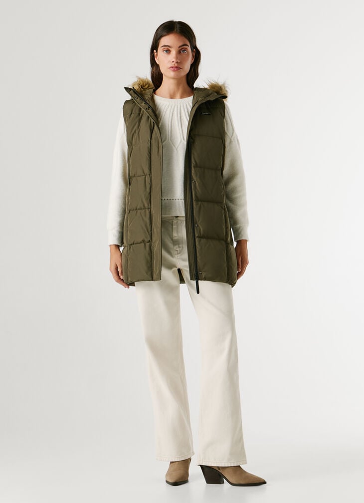 Pepe Jeans Long Padded Waistcoat