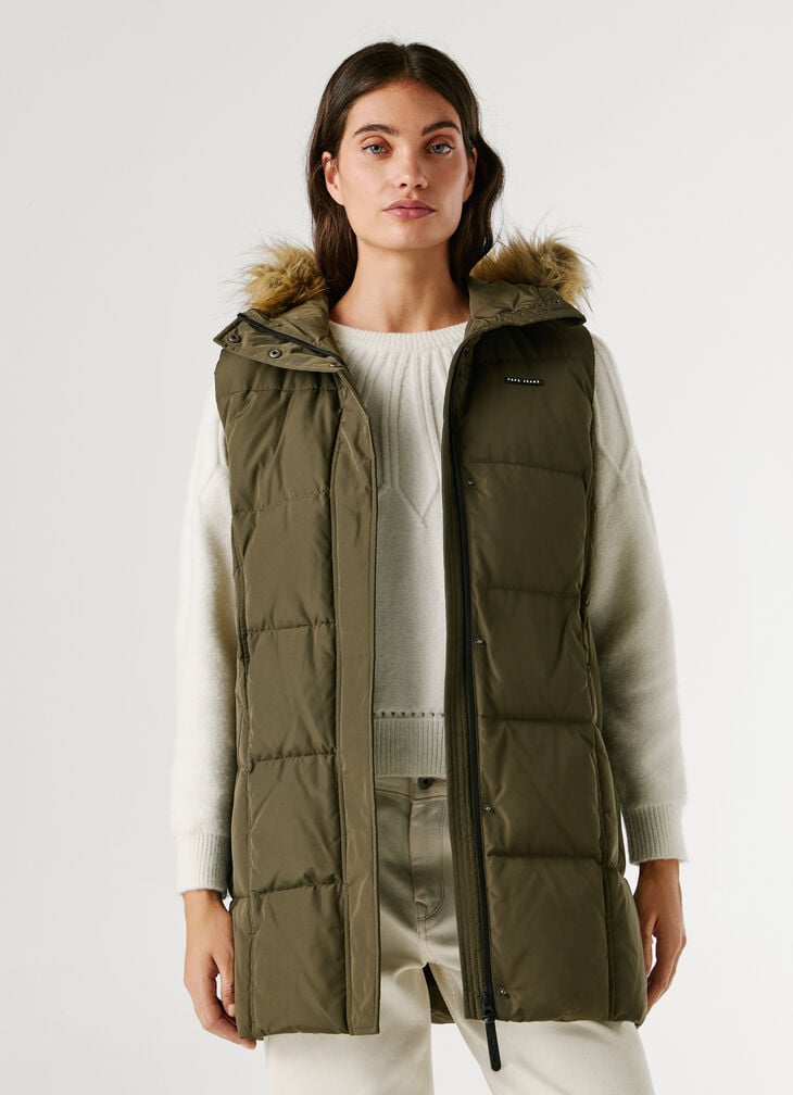 Pepe Jeans Long Padded Waistcoat